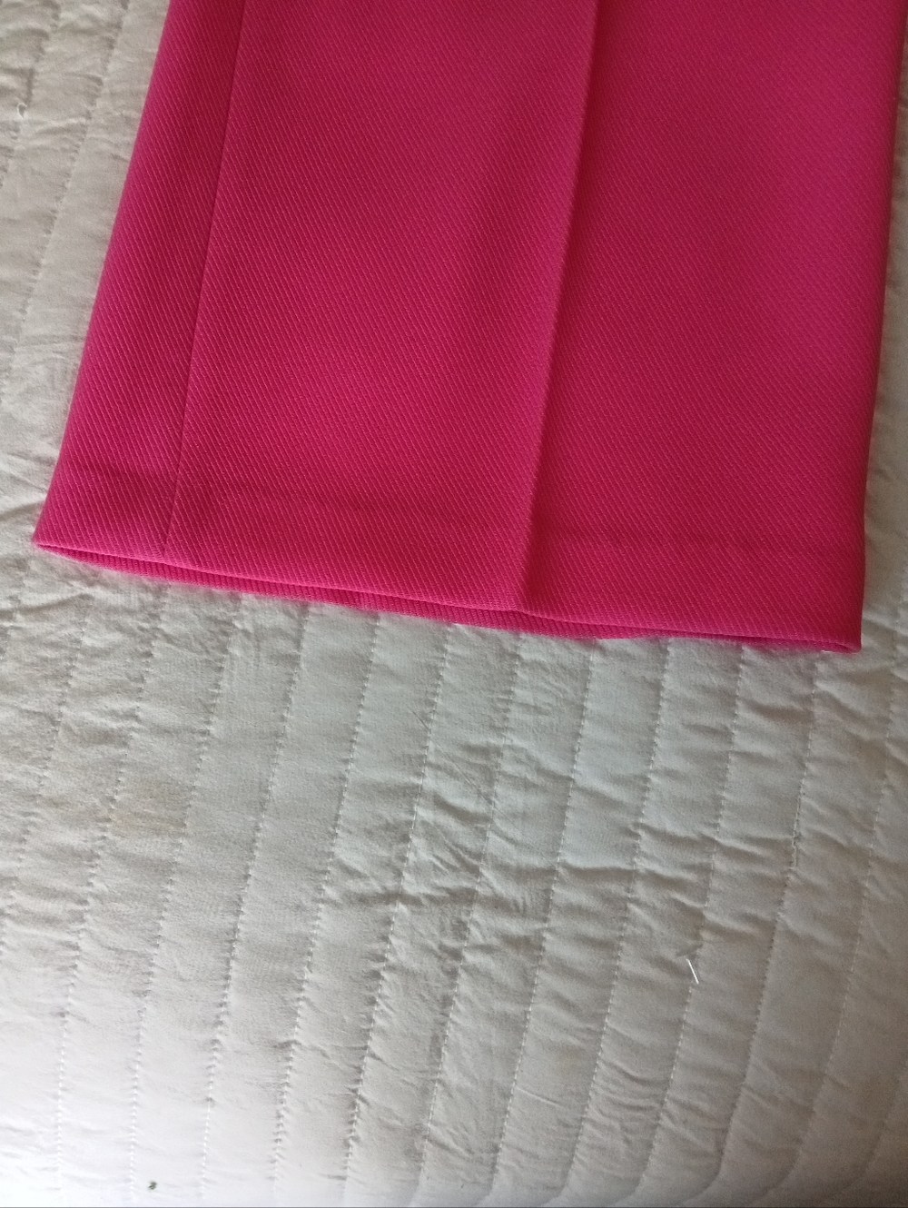 Aqua Wide-Leg High-Waist Trousers in Bright Pink/ Size :XS - Picture 8 of 10